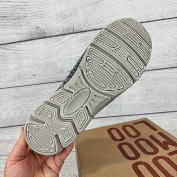 Woolloomooloo Unisex Mudgee Merino Wool Blue Multi Slip On Shoes Size 11.5/12 - Picture 9 of 12